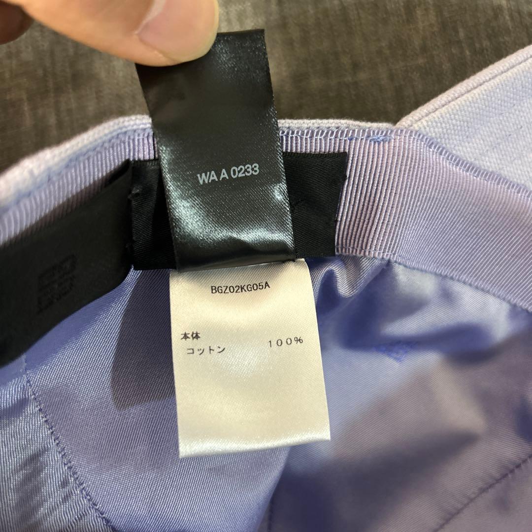 ★激レアカラー★ givenchy ジバンシー　キャップ　パープル　イタリア製