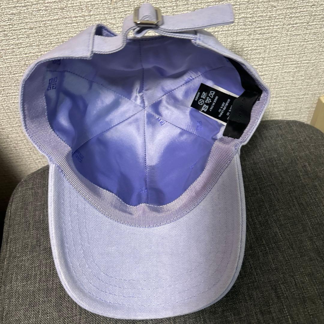 ★激レアカラー★ givenchy ジバンシー　キャップ　パープル　イタリア製