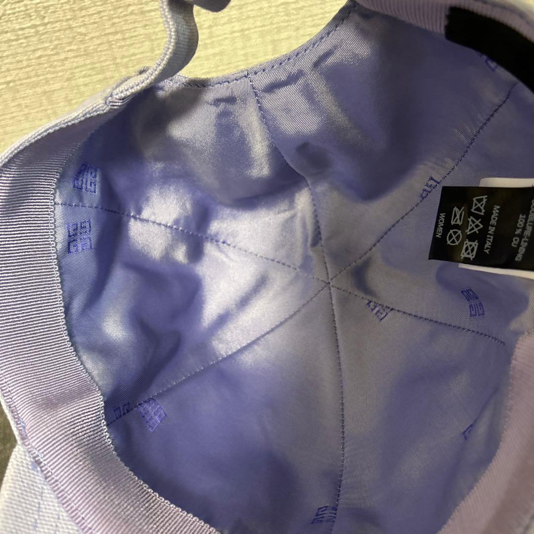 ★激レアカラー★ givenchy ジバンシー　キャップ　パープル　イタリア製