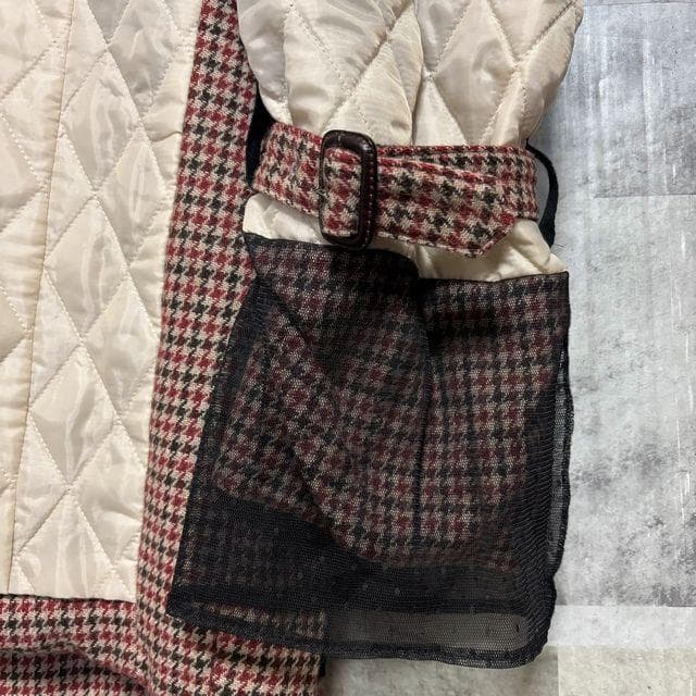 【11.5万円】mister it. リバーシブル2WAY中綿キルティングコート