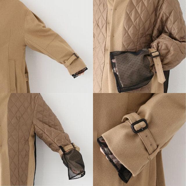 【11.5万円】mister it. リバーシブル2WAY中綿キルティングコート