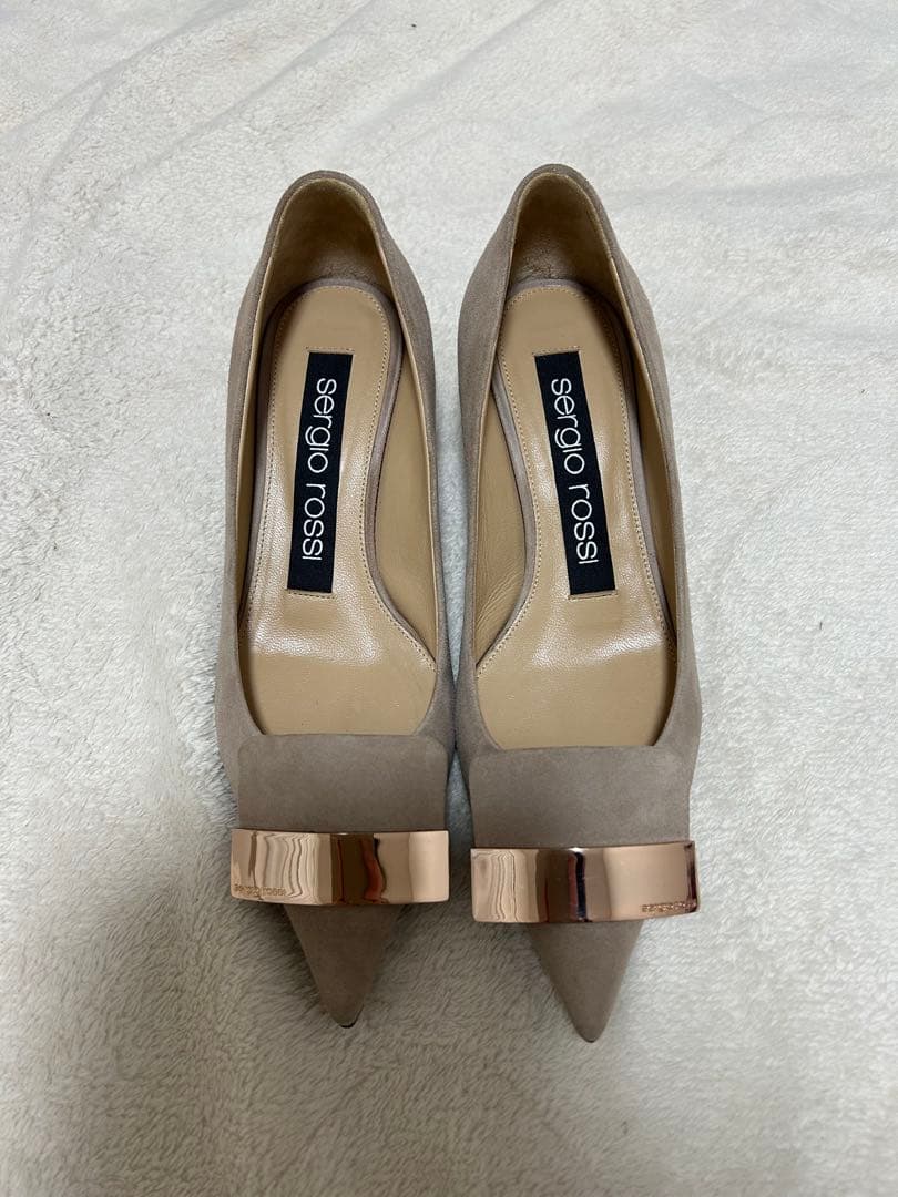 Sergio Rossi セルジオロッシsr1ベージュパンプス　34