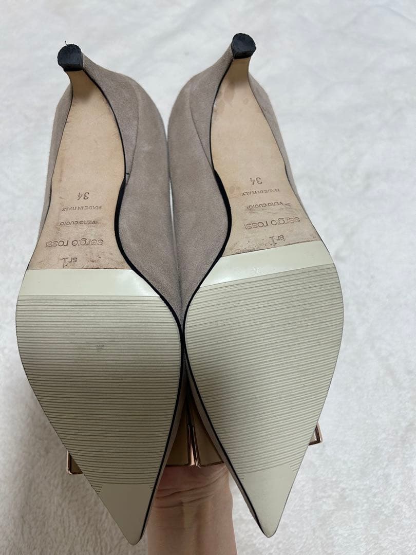 Sergio Rossi セルジオロッシsr1ベージュパンプス　34