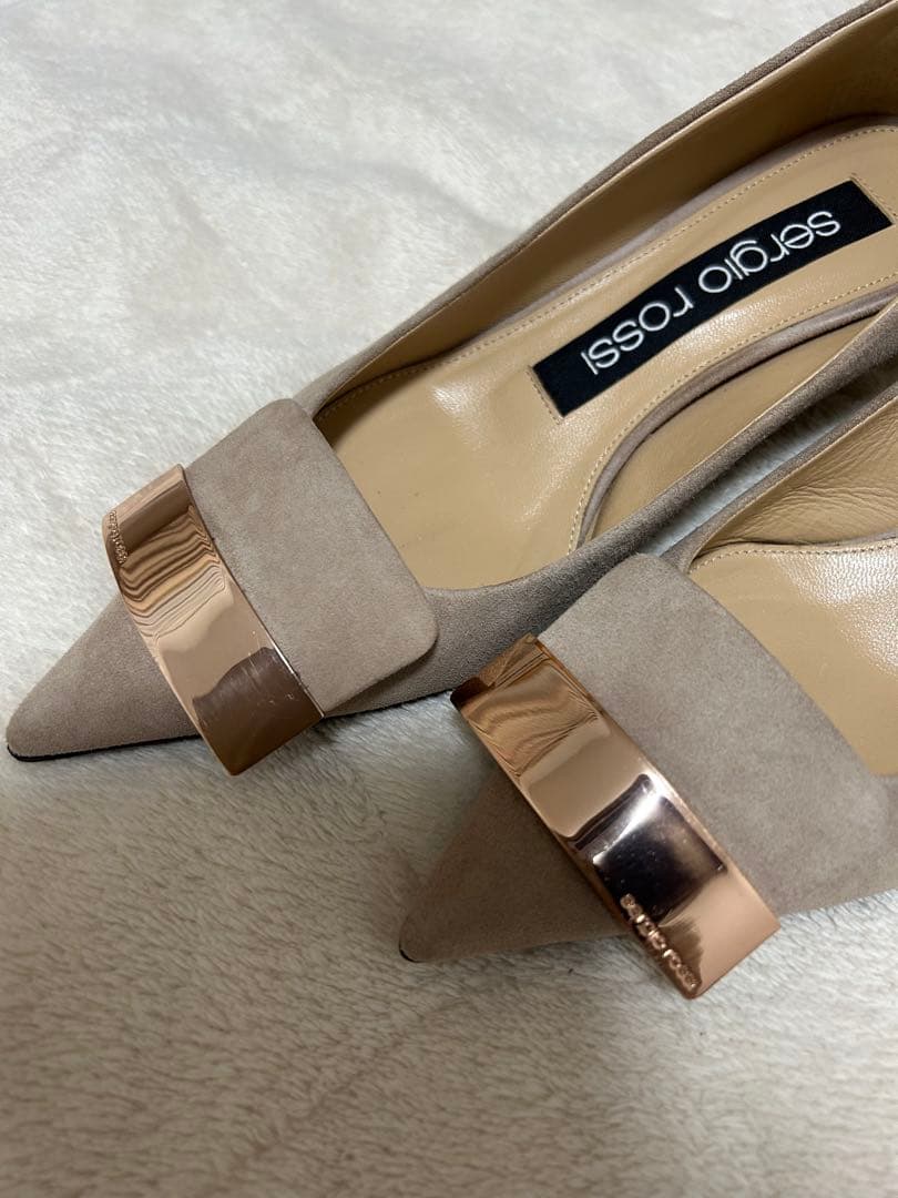 Sergio Rossi セルジオロッシsr1ベージュパンプス　34
