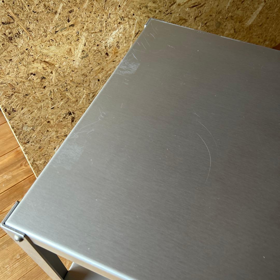 無印良品 アルミ ローテーブル ワゴン (小) サイドテーブル