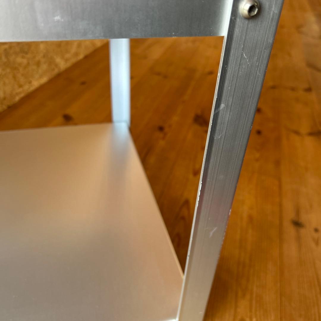 無印良品 アルミ ローテーブル ワゴン (小) サイドテーブル