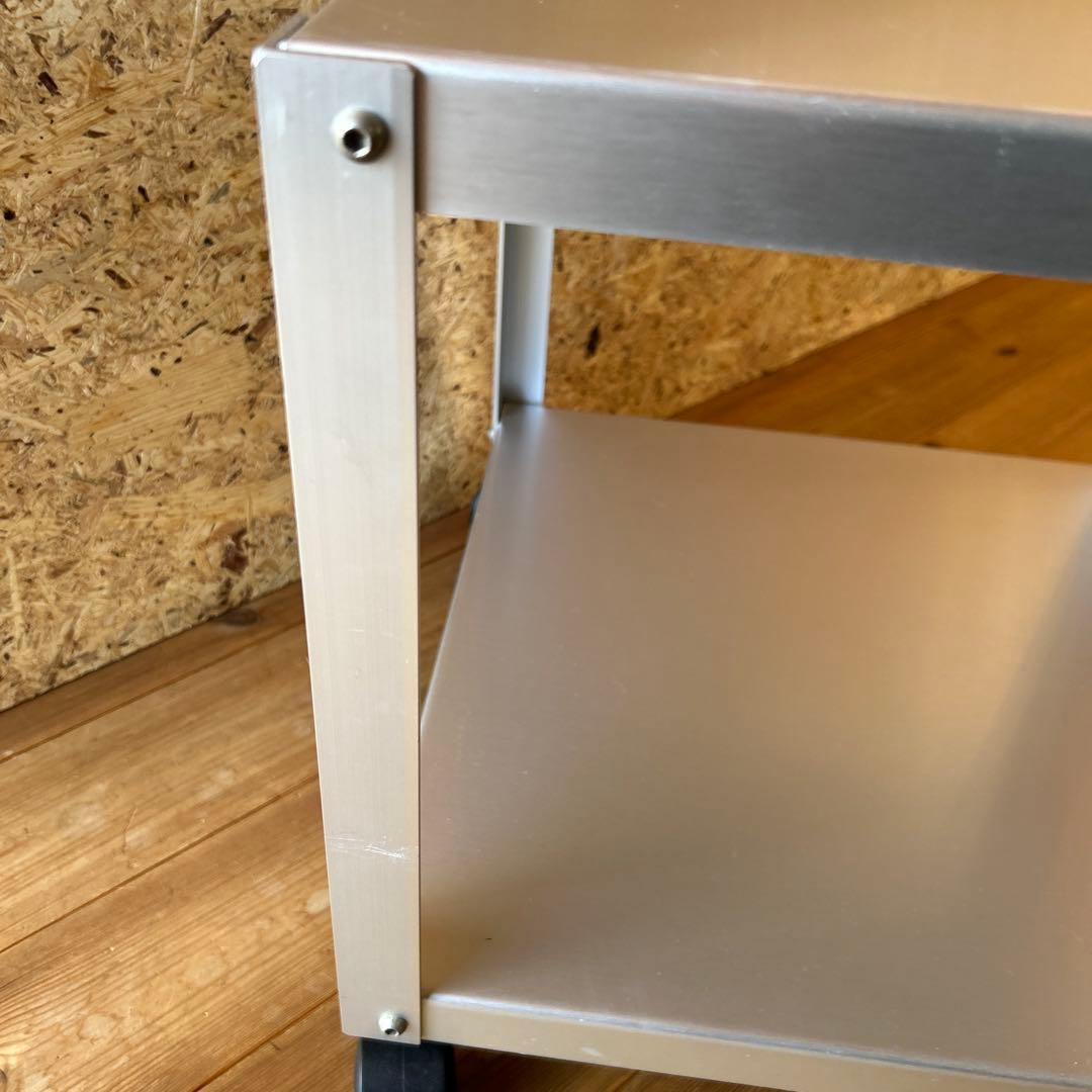 無印良品 アルミ ローテーブル ワゴン (小) サイドテーブル