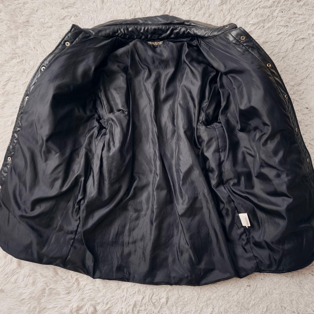 【美品 高級◎】ダウンジャケット レザー 馬革 House of Blues L