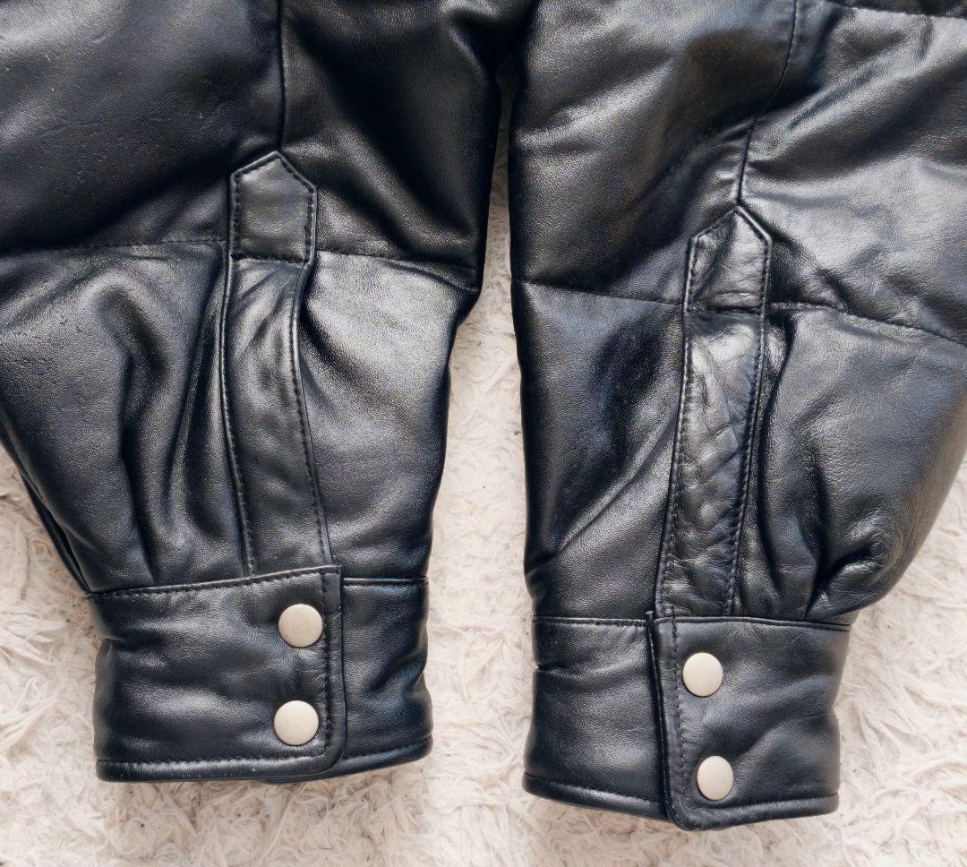 【美品 高級◎】ダウンジャケット レザー 馬革 House of Blues L