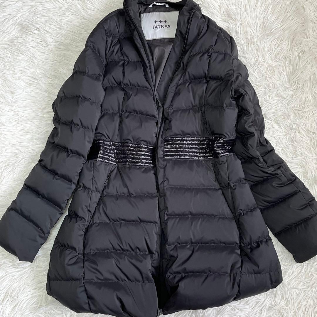 美品　タトラス　ダウンコート　ポモナ　最高級ライン　2way　ファー　黒　M