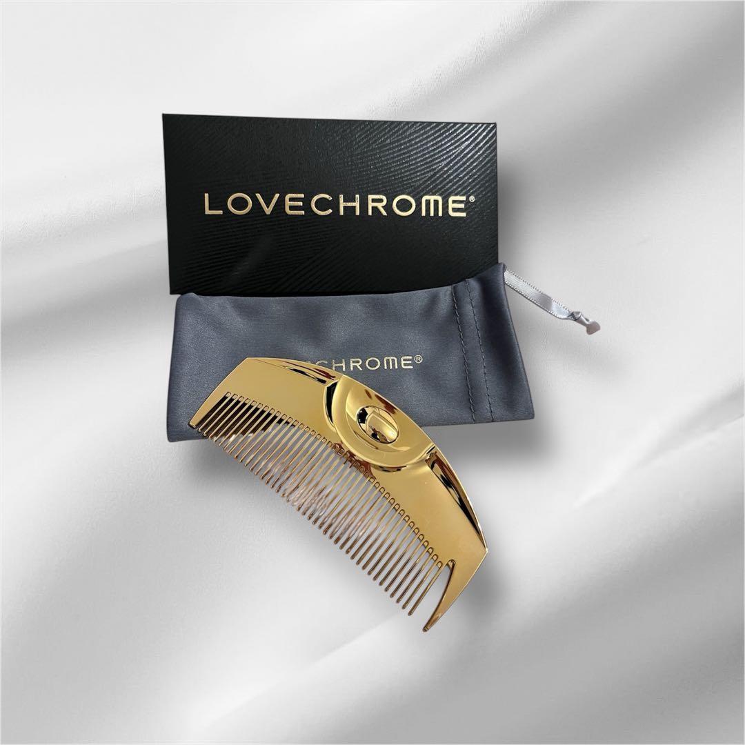 LOVECHROME コーム K24GPツキ　ゴールド
