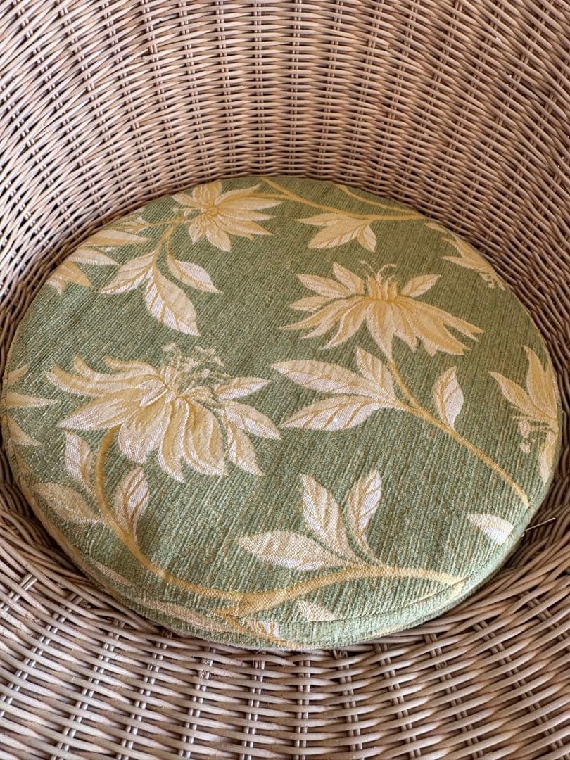 藤ラタンアームチェア　椅子　スツール　座椅子