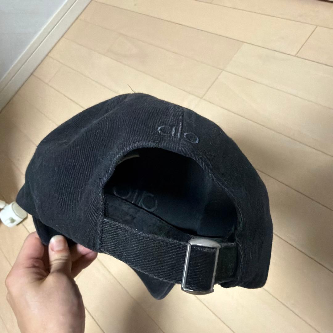 帽子 alo Washed Off-Duty Cap - Vintage Black