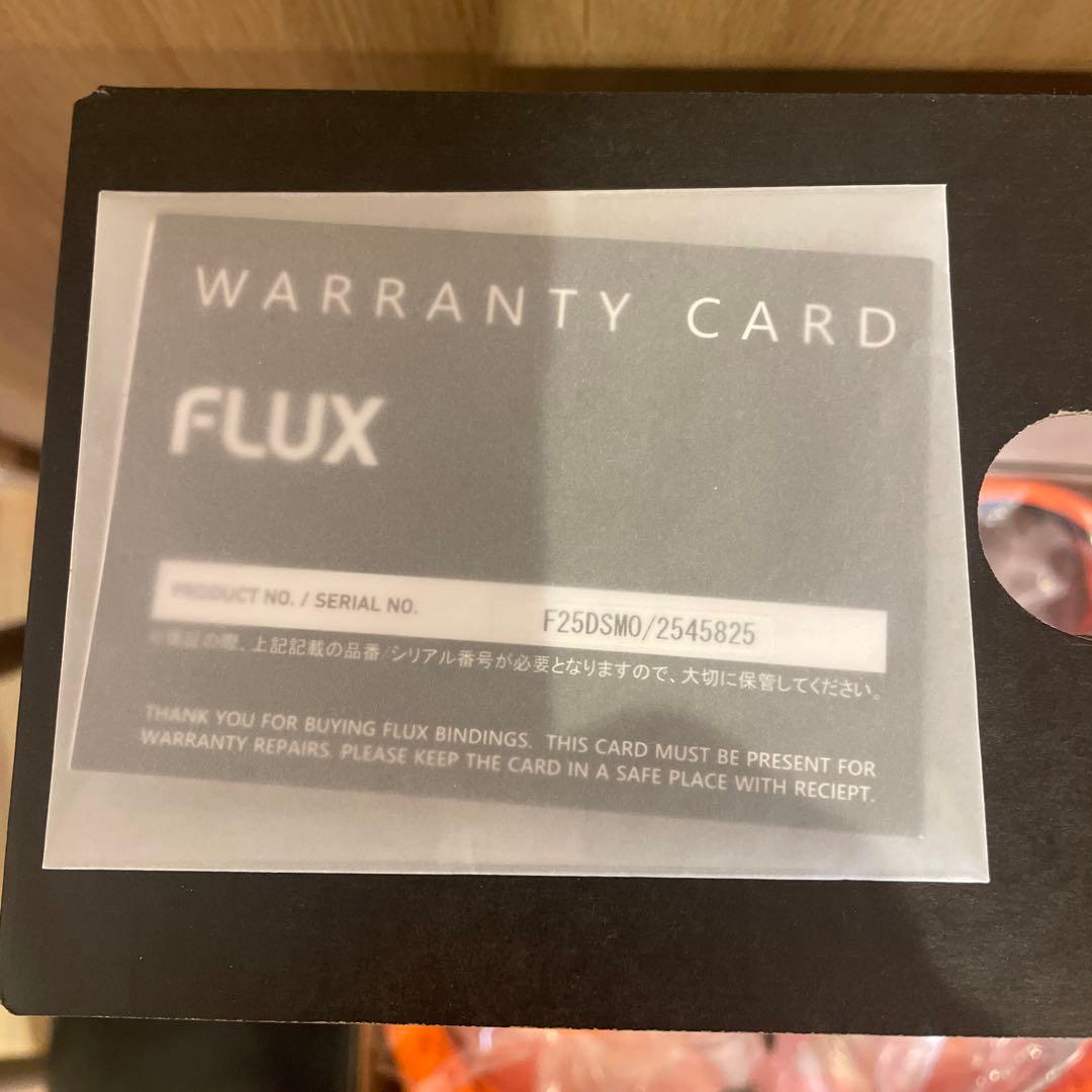 FLUX F25DSMO ビンディング オレンジ M