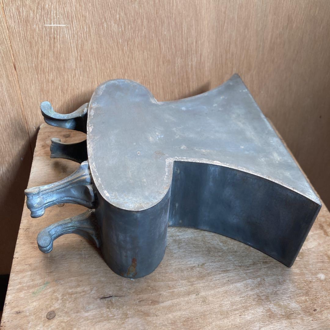 アイアンフレンチアンティーク猫足花瓶　ブロカント　古道具1930年代