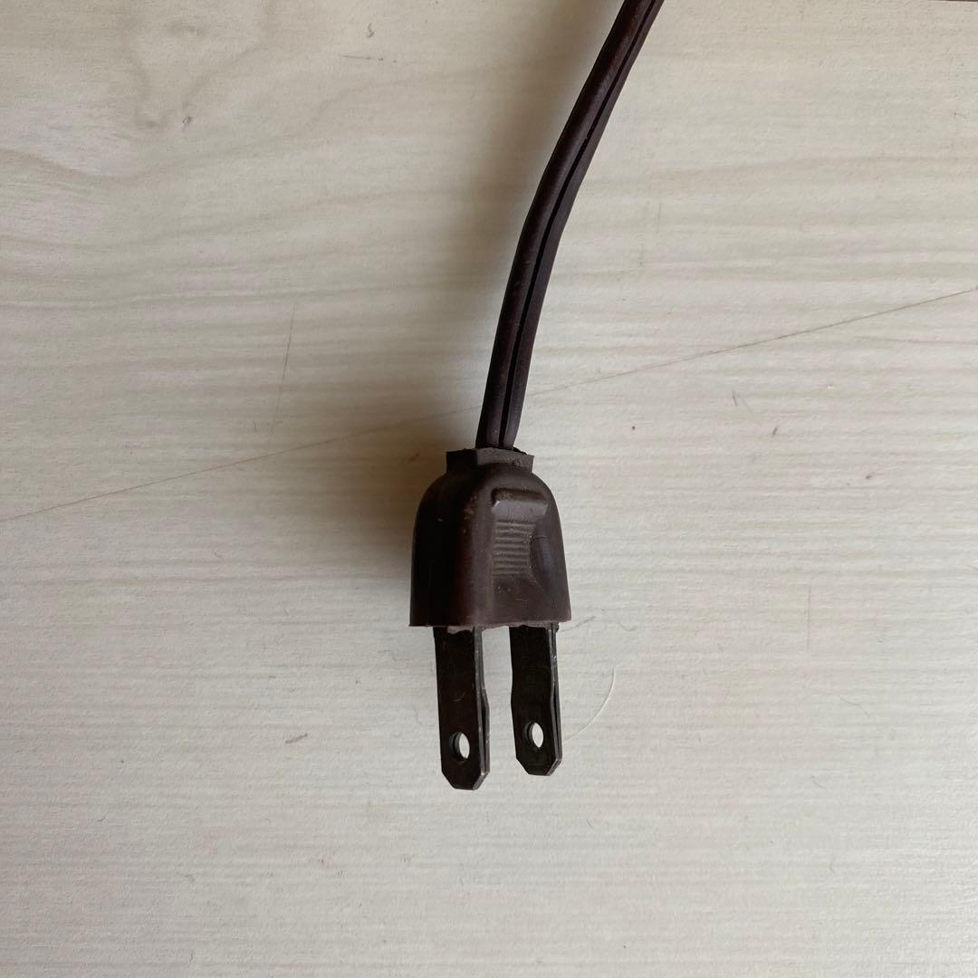 塗装の剥げた古い三連フロアスタンド アンティーク