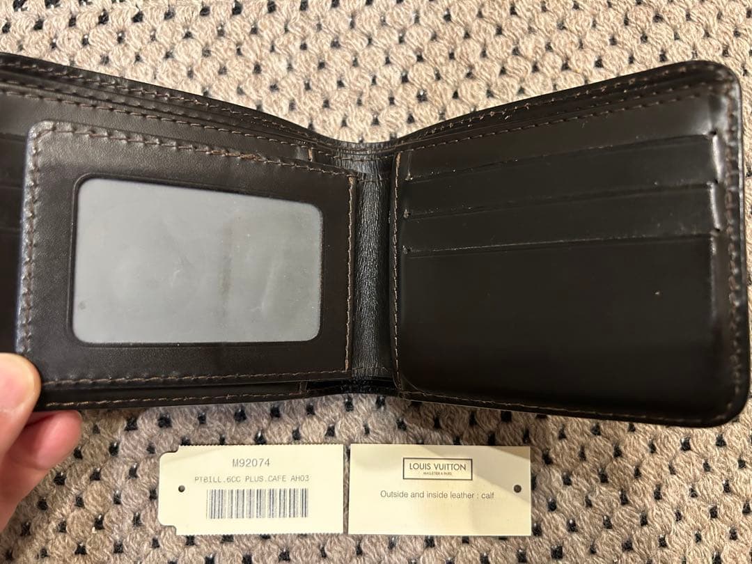 Louis Vuitton 二つ折り財布 ダークブラウン