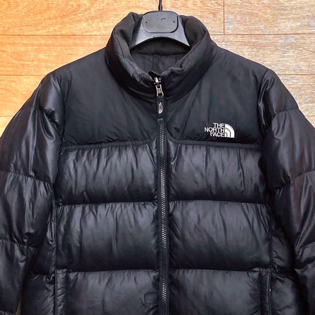 ザ ノースフェイス ヌプシ ダウンジャケット M 黒 ダウン 美中古品
