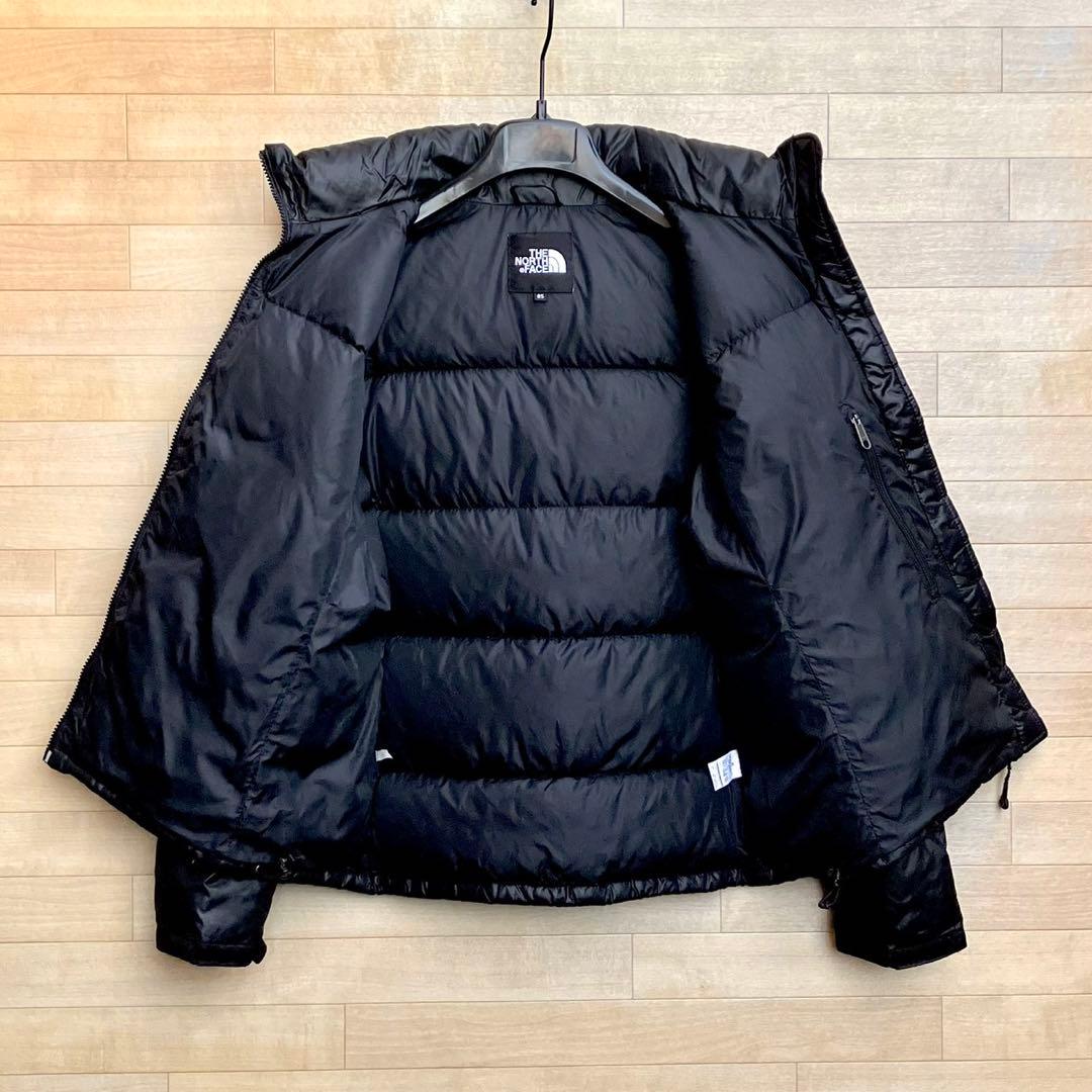 ザ ノースフェイス ヌプシ ダウンジャケット M 黒 ダウン 美中古品