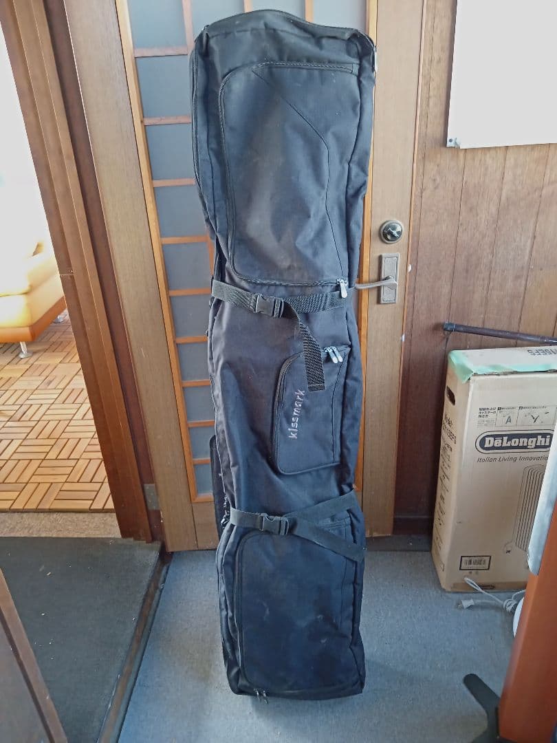 スノーボード 赤/黒 ビンディング付き