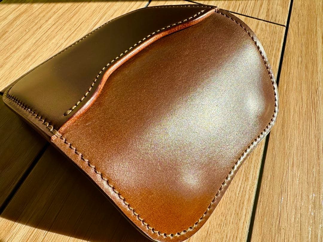 【美品】ラストクロップス　タング　シェルコードバン　バーボンカラー