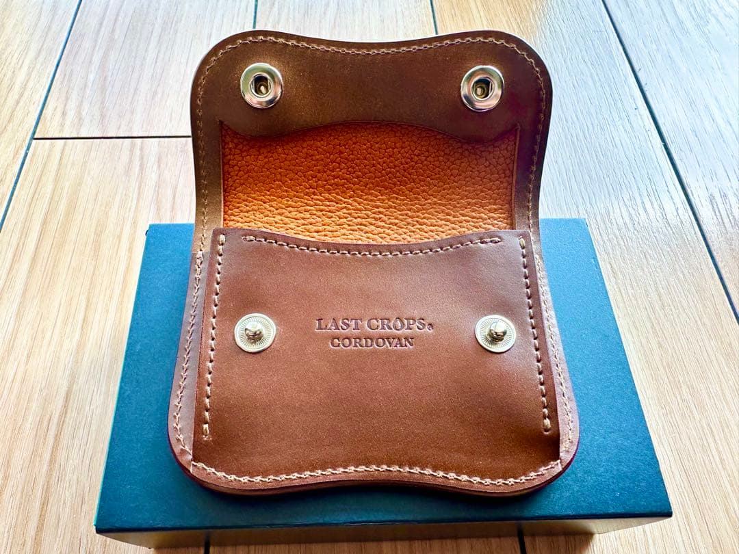 【美品】ラストクロップス　タング　シェルコードバン　バーボンカラー