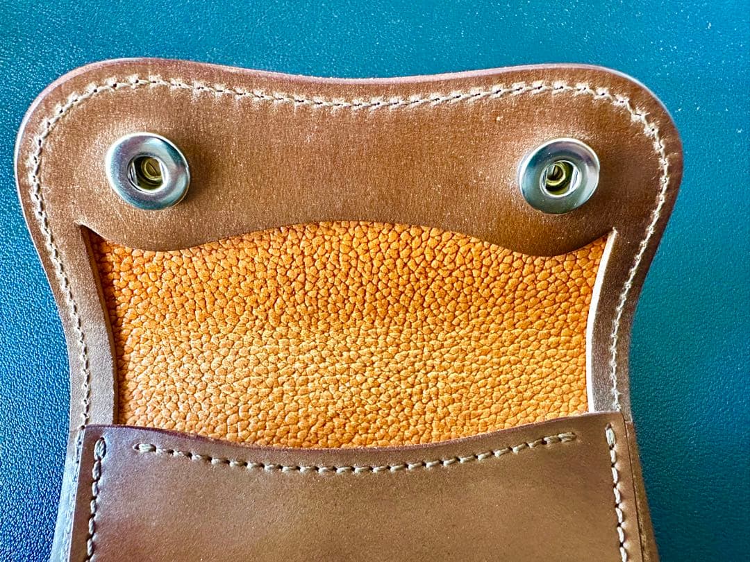 【美品】ラストクロップス　タング　シェルコードバン　バーボンカラー