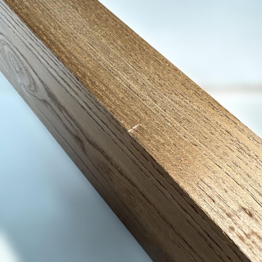 【中古品】茶道具　雄斎造　本桑炉縁（共箱）