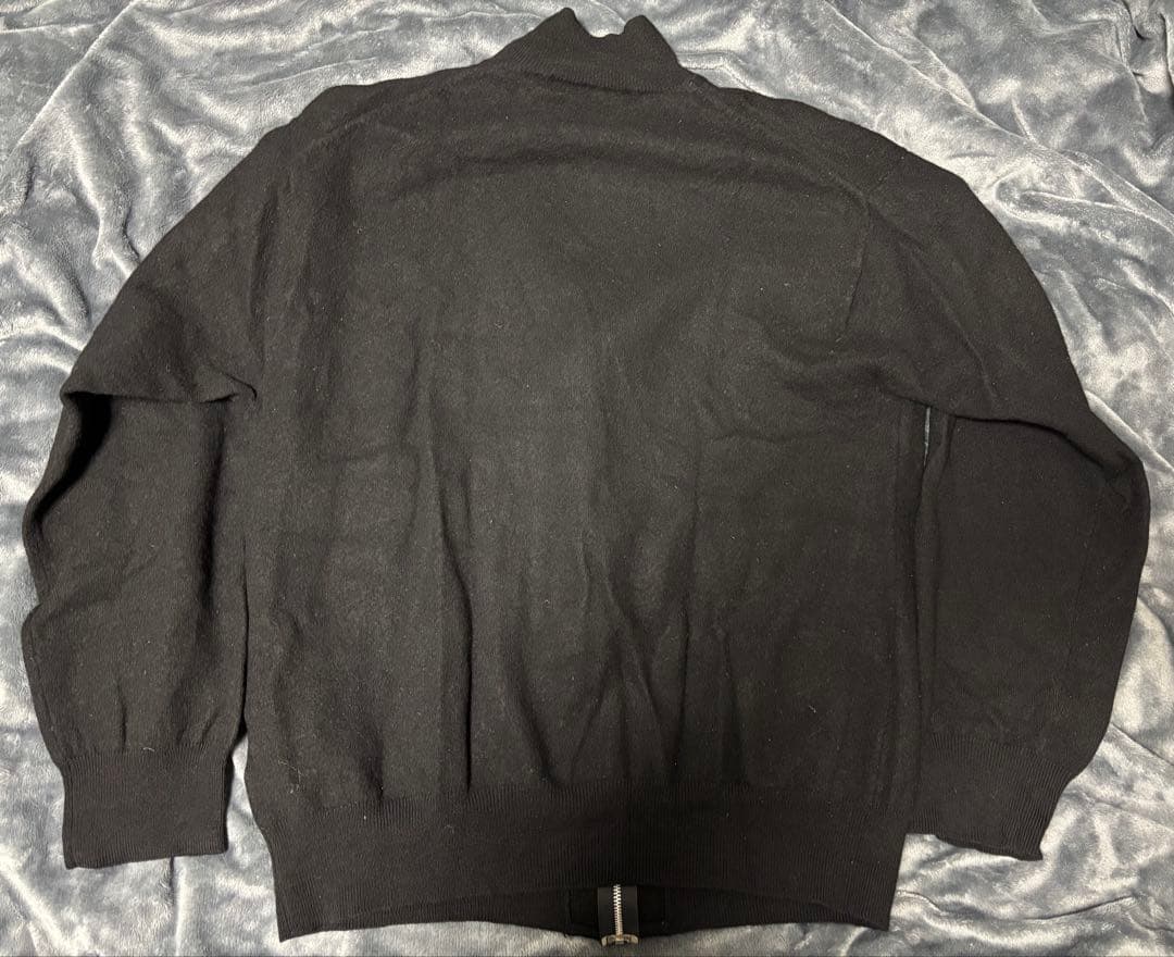 COMME des GARÇONS 黒 ジップアップカーディガン