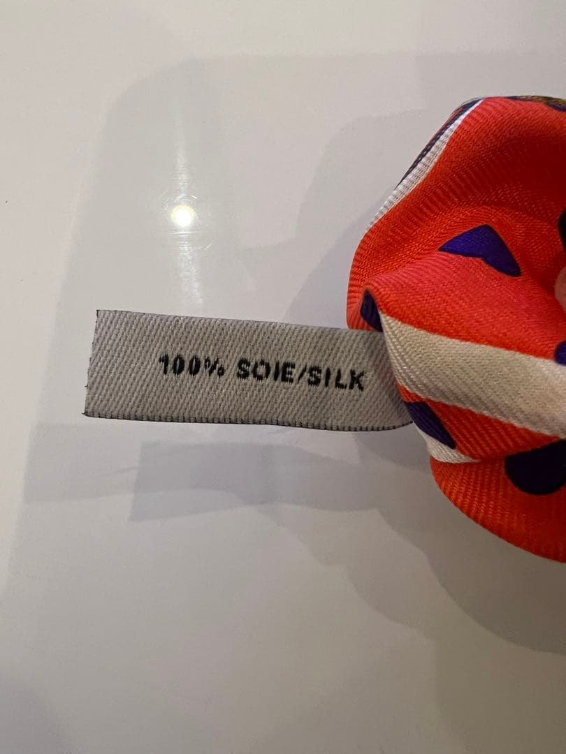 HERMES　エルメス　シュシュ　ヘアゴム　ハート