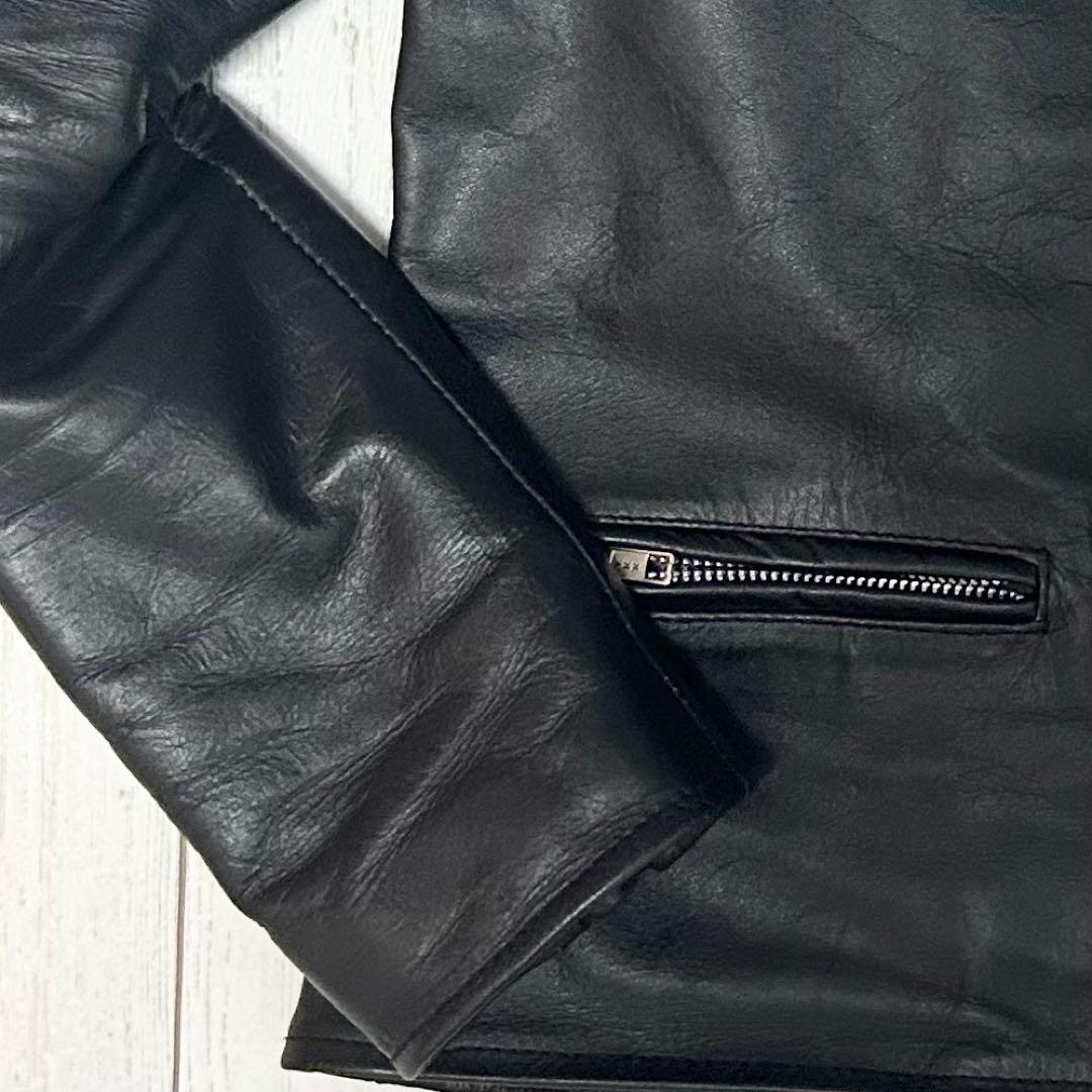 HORN WORKS シングルライダース バッファローレザー Mサイズ