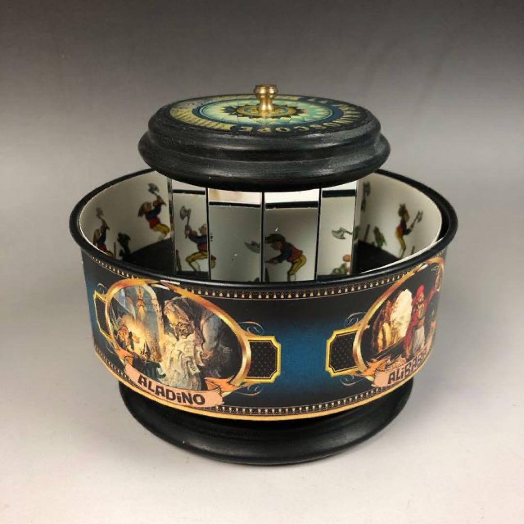 【プラキシノスコープ】回転覗き絵　レトロ　アンティーク　スペイン製