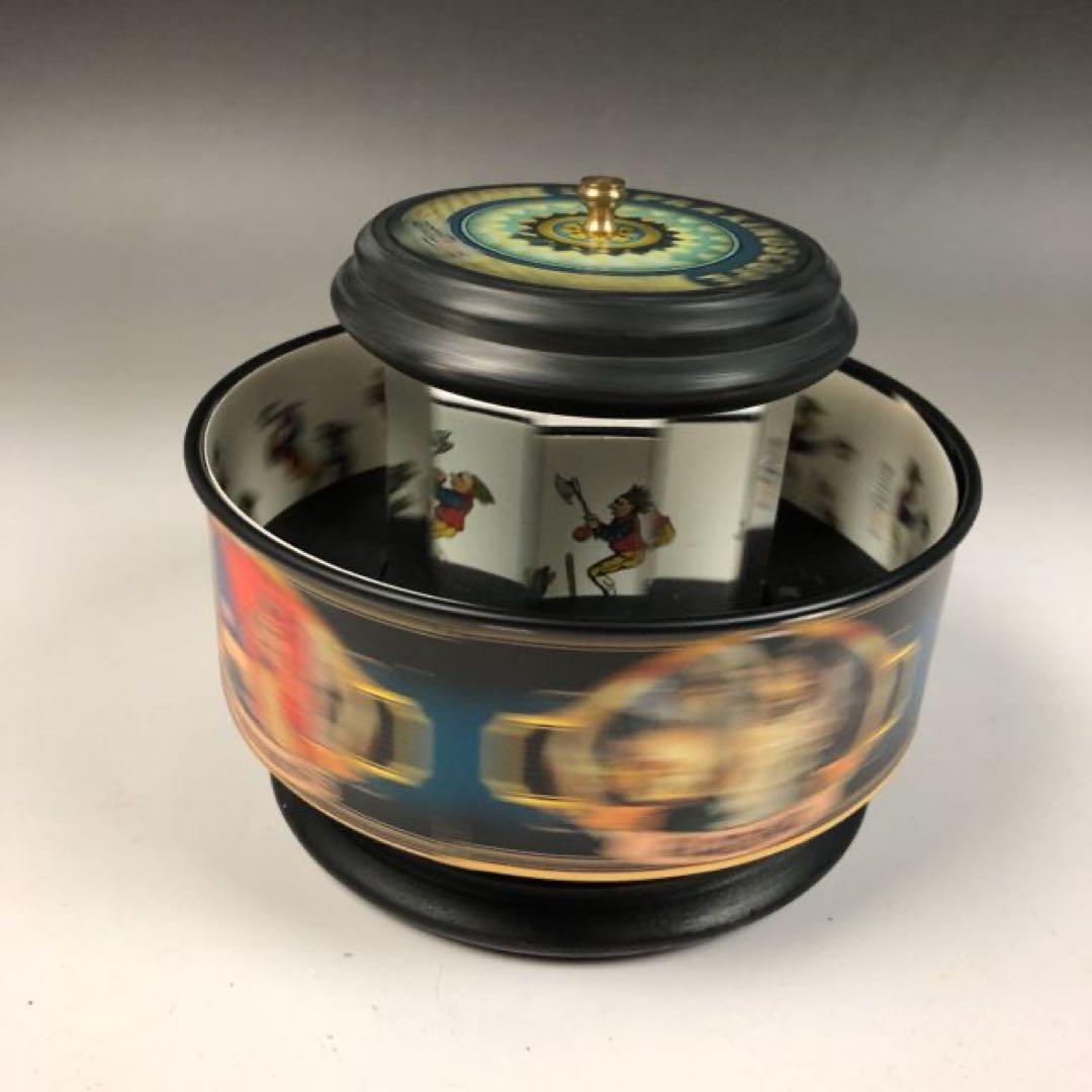 【プラキシノスコープ】回転覗き絵　レトロ　アンティーク　スペイン製