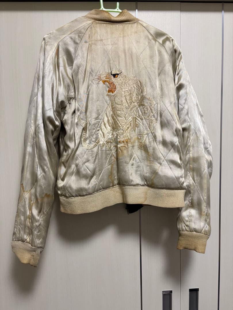 50s ビンテージスカジャン　NO1ジップ