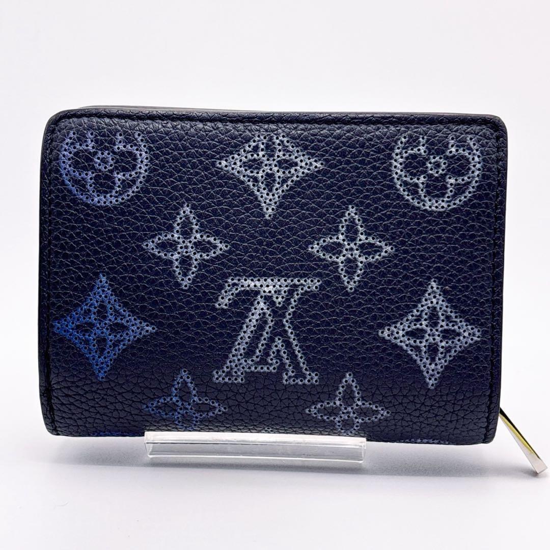 現行品✨ルイヴィトン 2つ折り財布 ポルトフォイユクレア マリーヌ　フライト