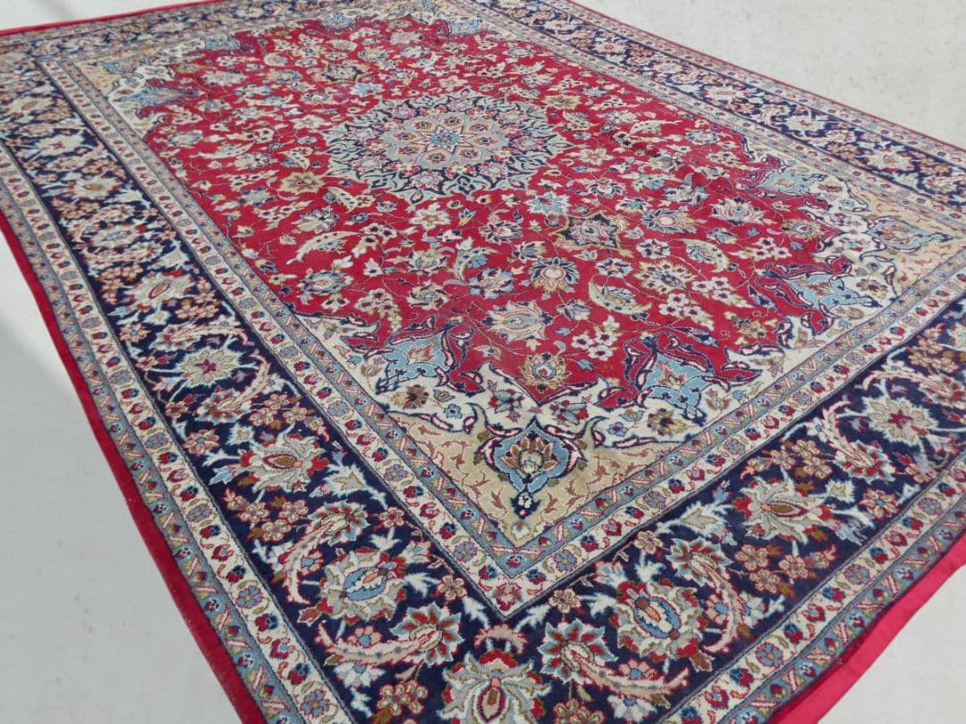 ⭐️限定値下げ⭐️　大判　ペルシャ絨毯　417×297cm　イラン産　手織り