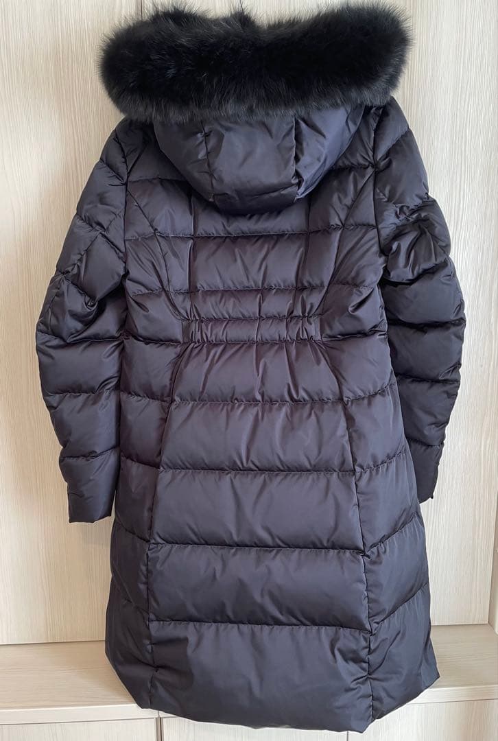 UNTITLED【はっ水機能/フード取り外し可/防寒】ロングダウンコート