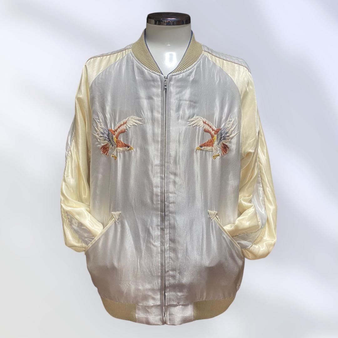 ひ*た様 【両A面】テーラー東洋スカジャンリバーシブル龍 × JAPANマップ