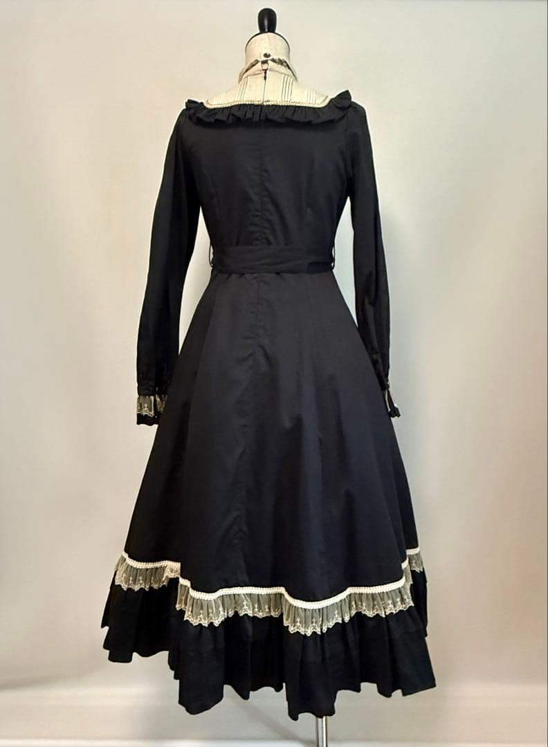 ヴィクトリアンメイデン クラシカルドールロングドレス 黒