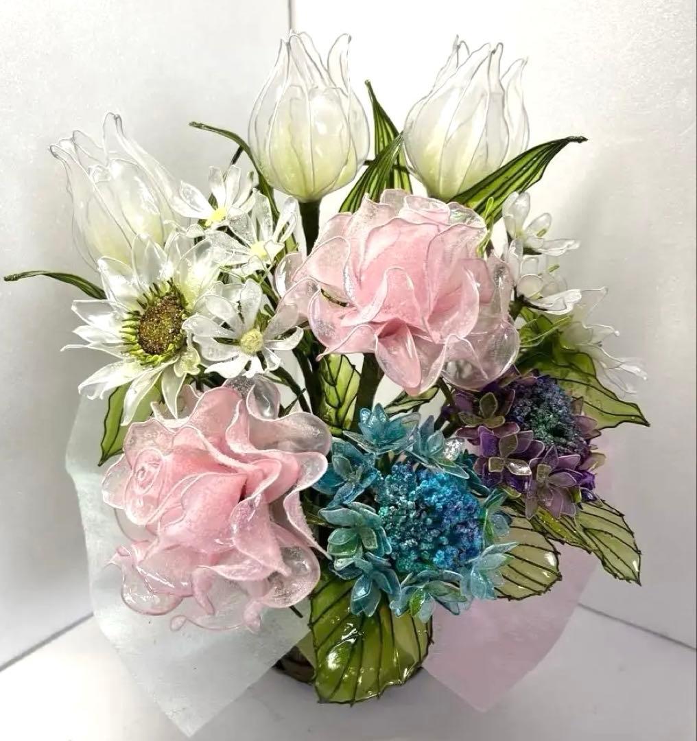 あじさい　　アメリカンフラワー　ディップフラワーNO165