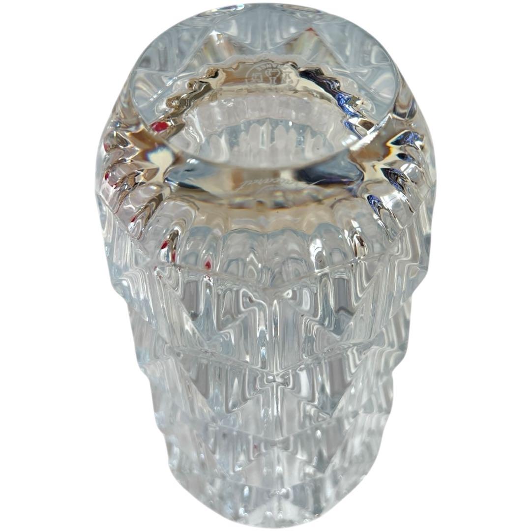 【新品】バカラ ベース 花瓶 ルクソール LOUXOR ラウンド クリア