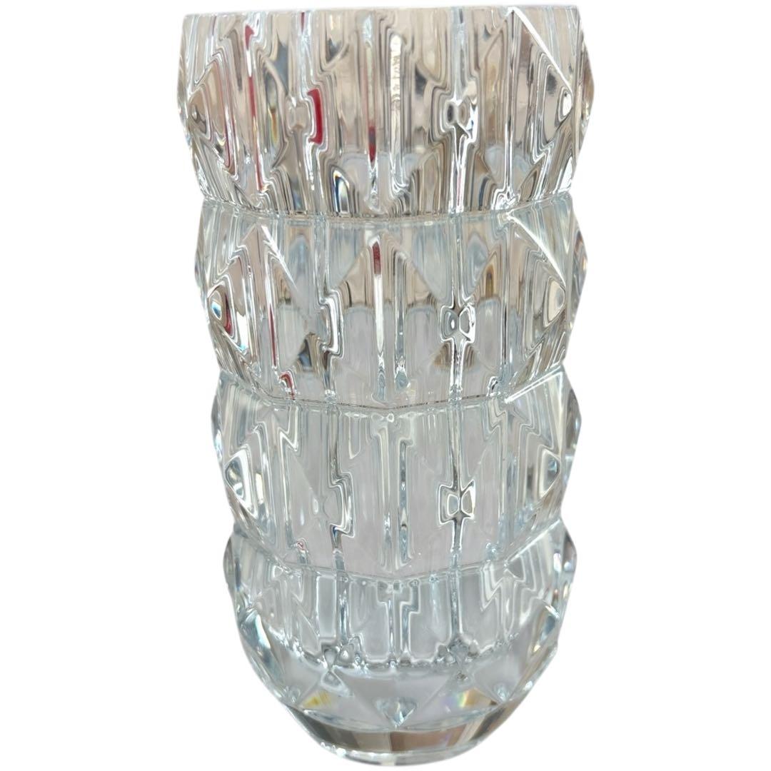 【新品】バカラ ベース 花瓶 ルクソール LOUXOR ラウンド クリア