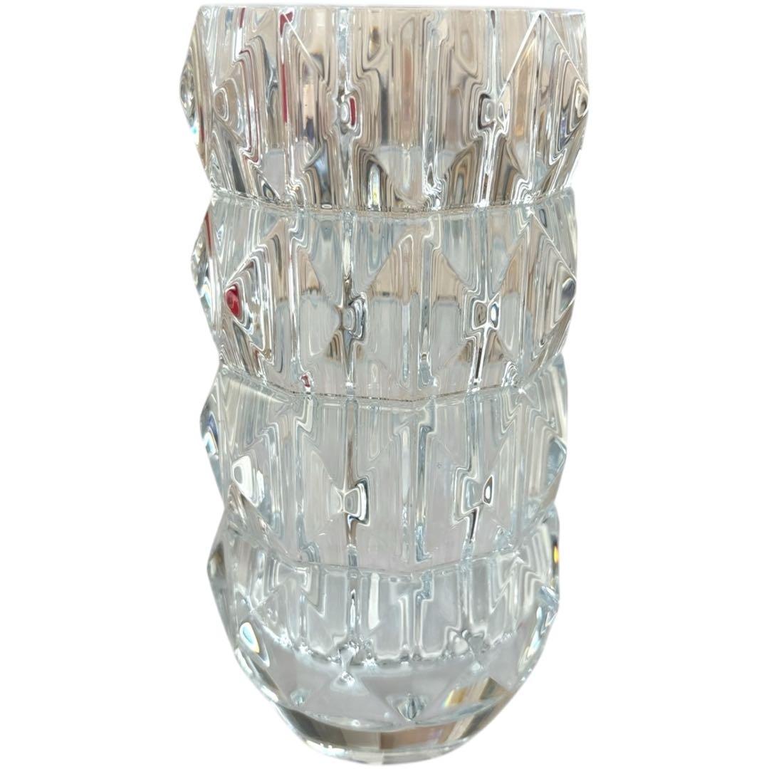 【新品】バカラ ベース 花瓶 ルクソール LOUXOR ラウンド クリア