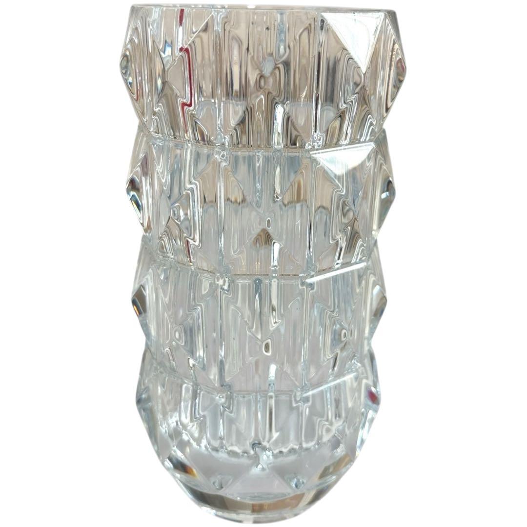 【新品】バカラ ベース 花瓶 ルクソール LOUXOR ラウンド クリア