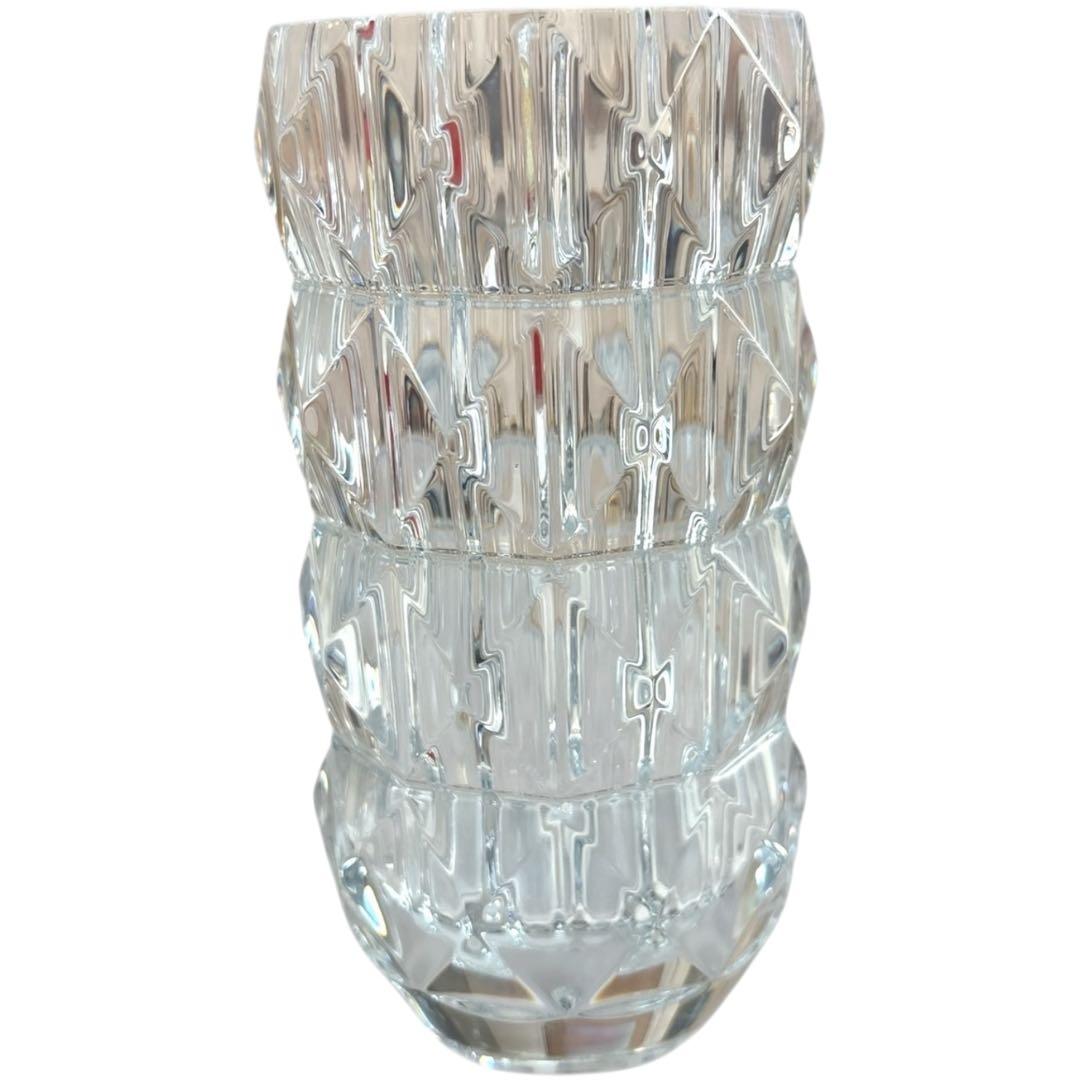 【新品】バカラ ベース 花瓶 ルクソール LOUXOR ラウンド クリア