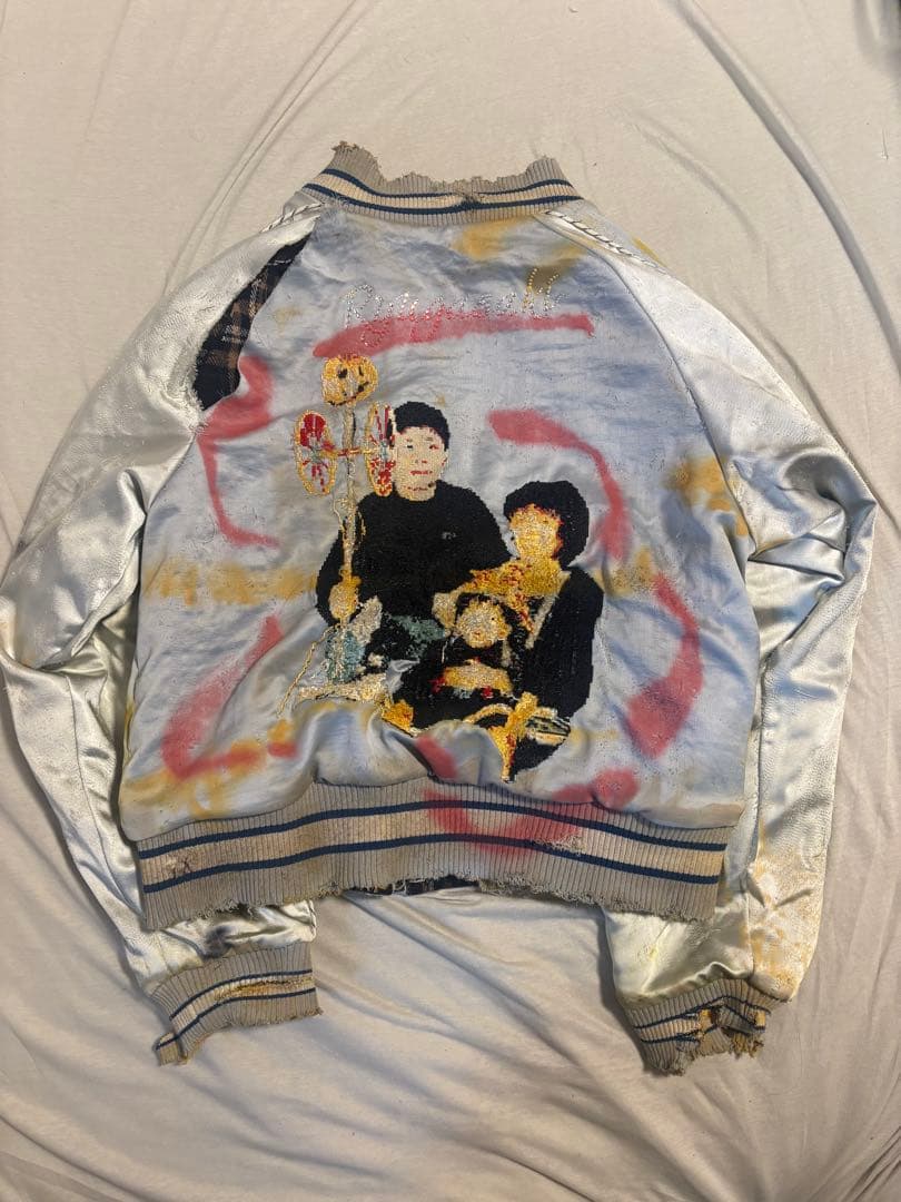 hirokitsuzuki スカジャン　都築　リバーシブル　ブルゾン