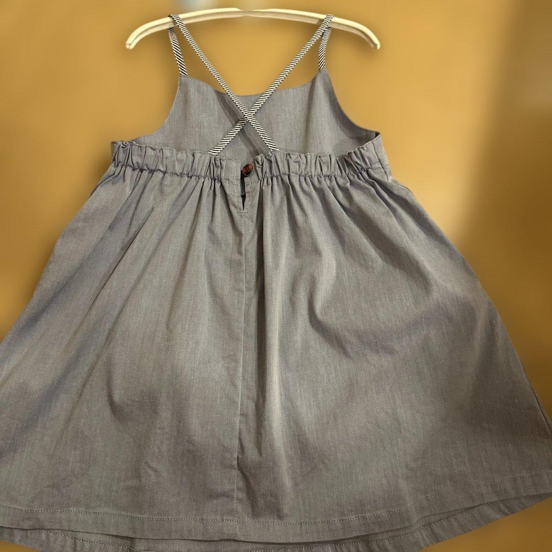 現行品　familiar ジャンパースカート　90