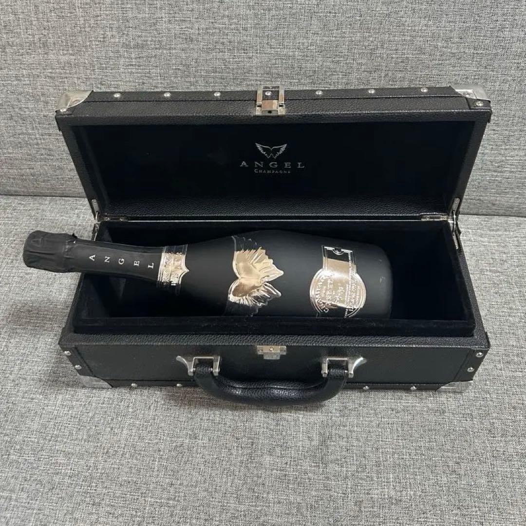 【新品未開封】ANGEL エンジェル シャンパン ブラック ケース付き　スエード