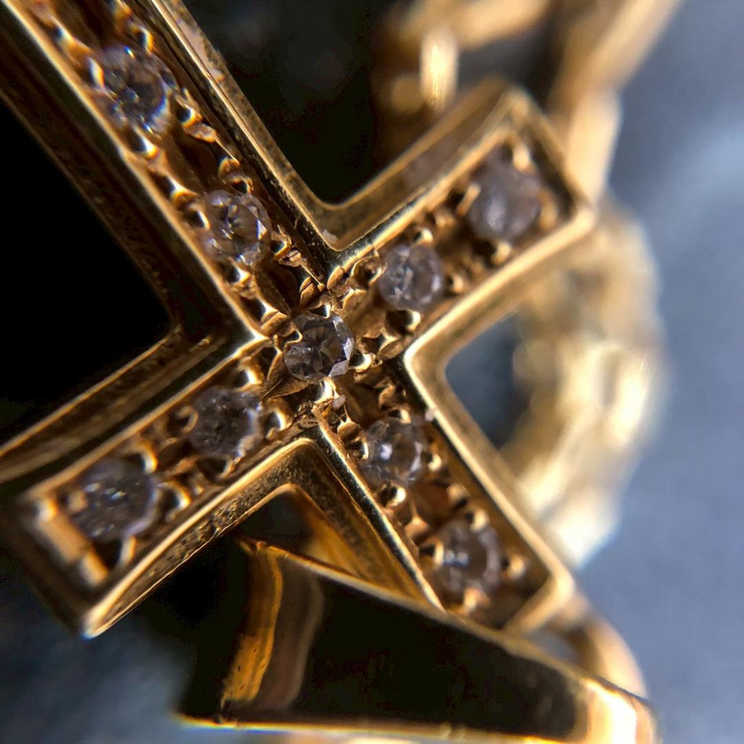 ♥シンパシーオブソウル　k18　スモールグラビティ　ネックレス　１１Pダイヤ