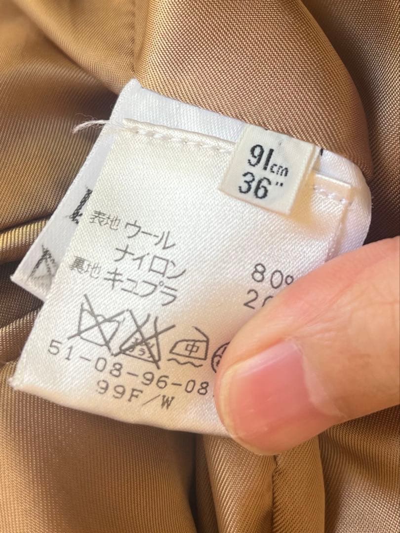 j*l様 Grenfell コート ステンカラーコート ウール キャメル 英国製